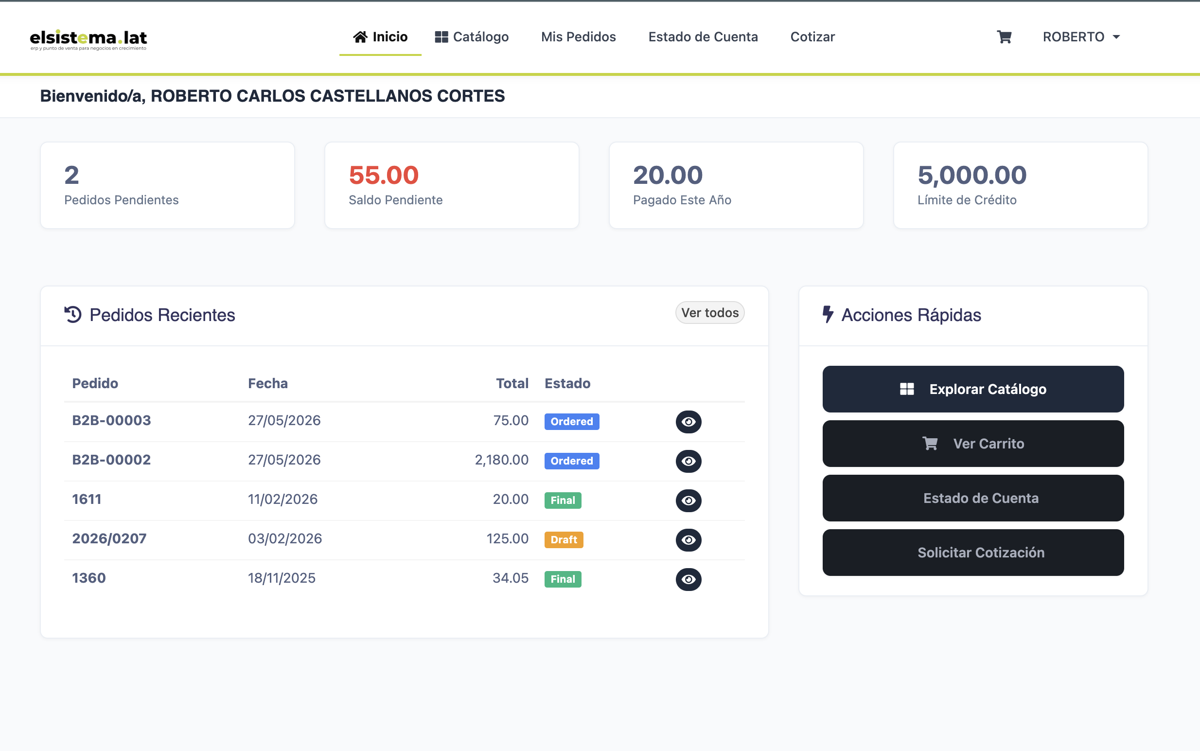 elsistema.lat para Ventas B2B