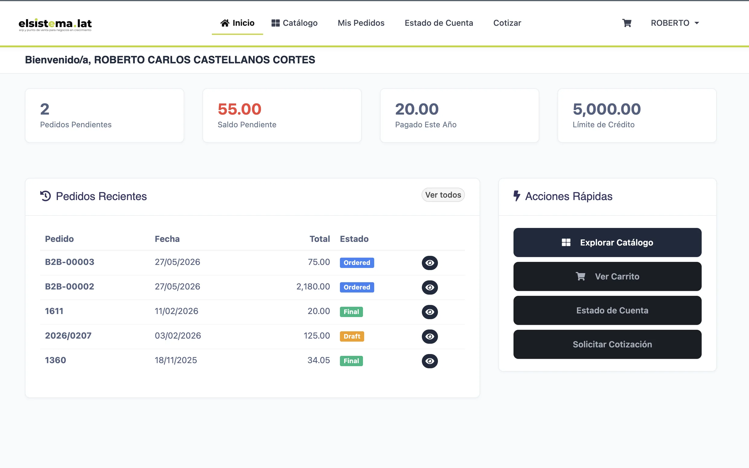 elsistema.lat para Ventas B2B