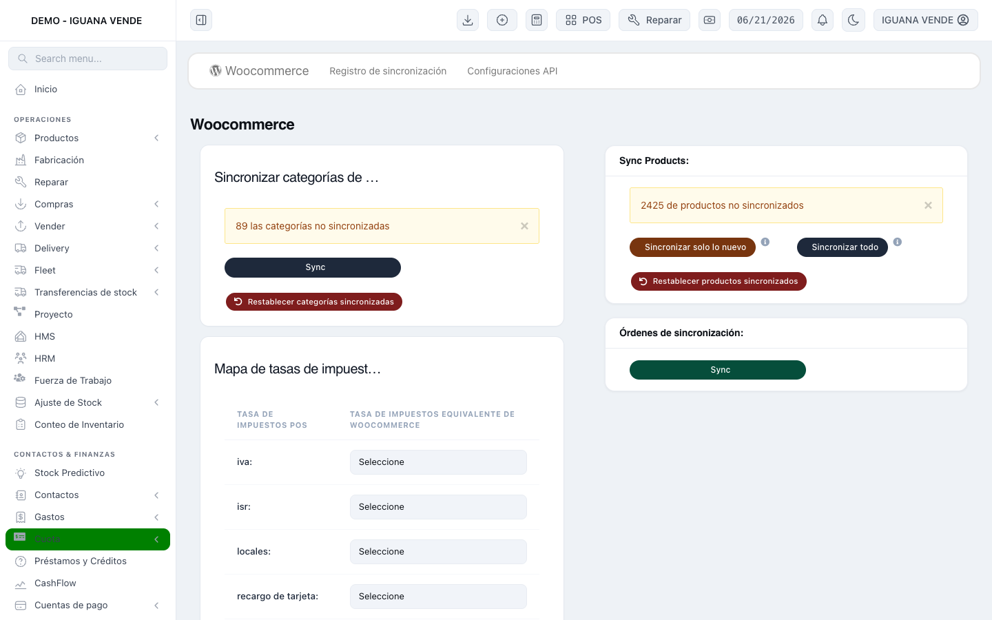 Módulo Ecommerce de elsistema.lat